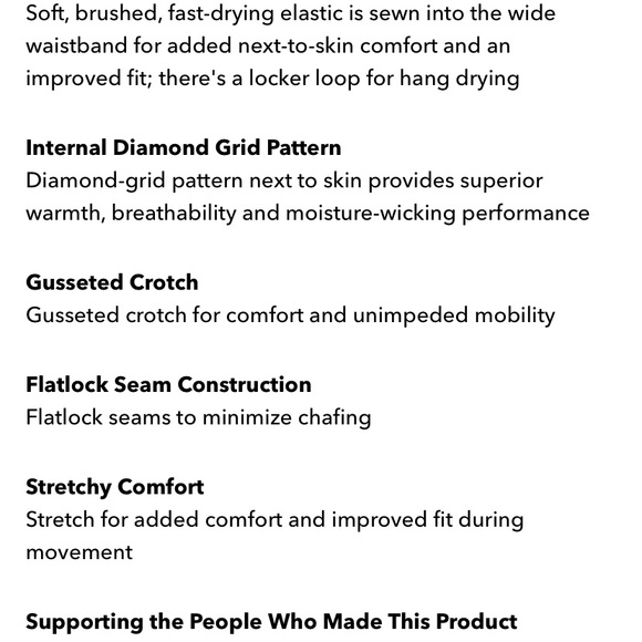 NWT Patagonia Women’s Capilene Midweight Bottom S Black - Picture 10 of 11